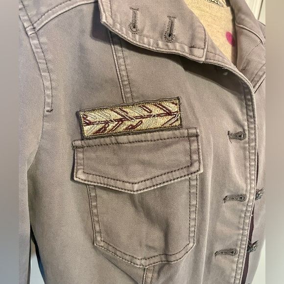 White House Black Market Gray Jacket 14 - Picture 3 of 6